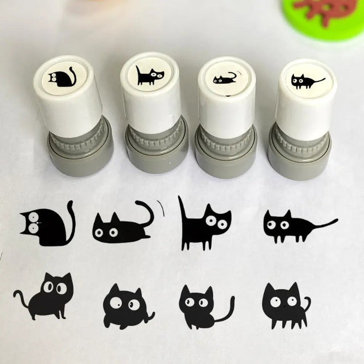 Self-Inking Mini Cat Stamps – Nestoly