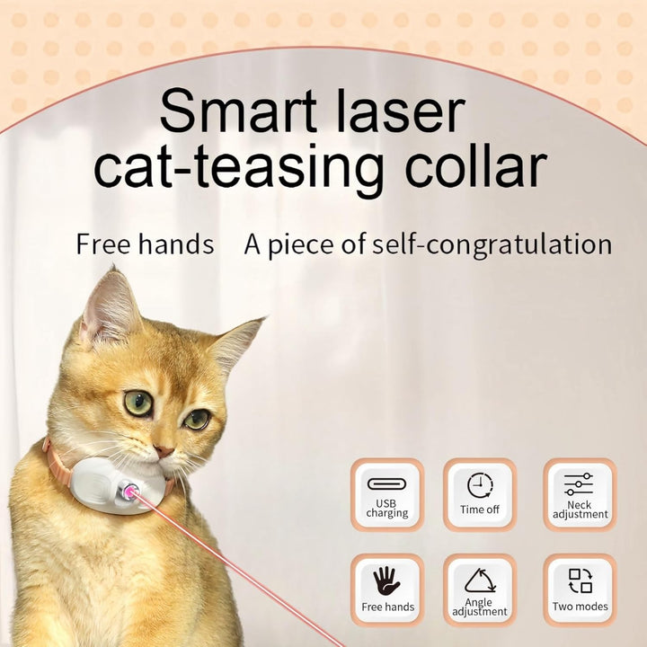 Laser Collars Adjustable Laser Teaser Collar for Cats – Nestoly