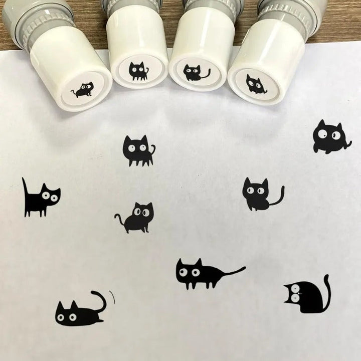 Self-Inking Mini Cat Stamps – Nestoly