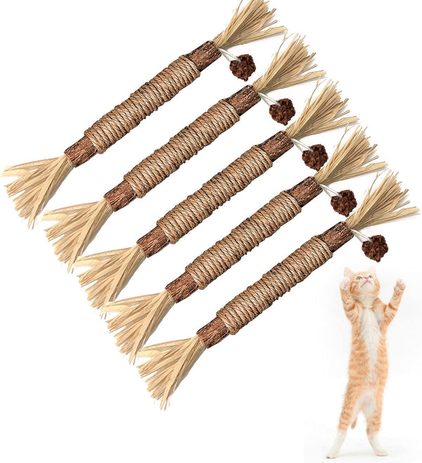 Natural Silvervine Chew Sticks – Organic Dental Treats for Cats